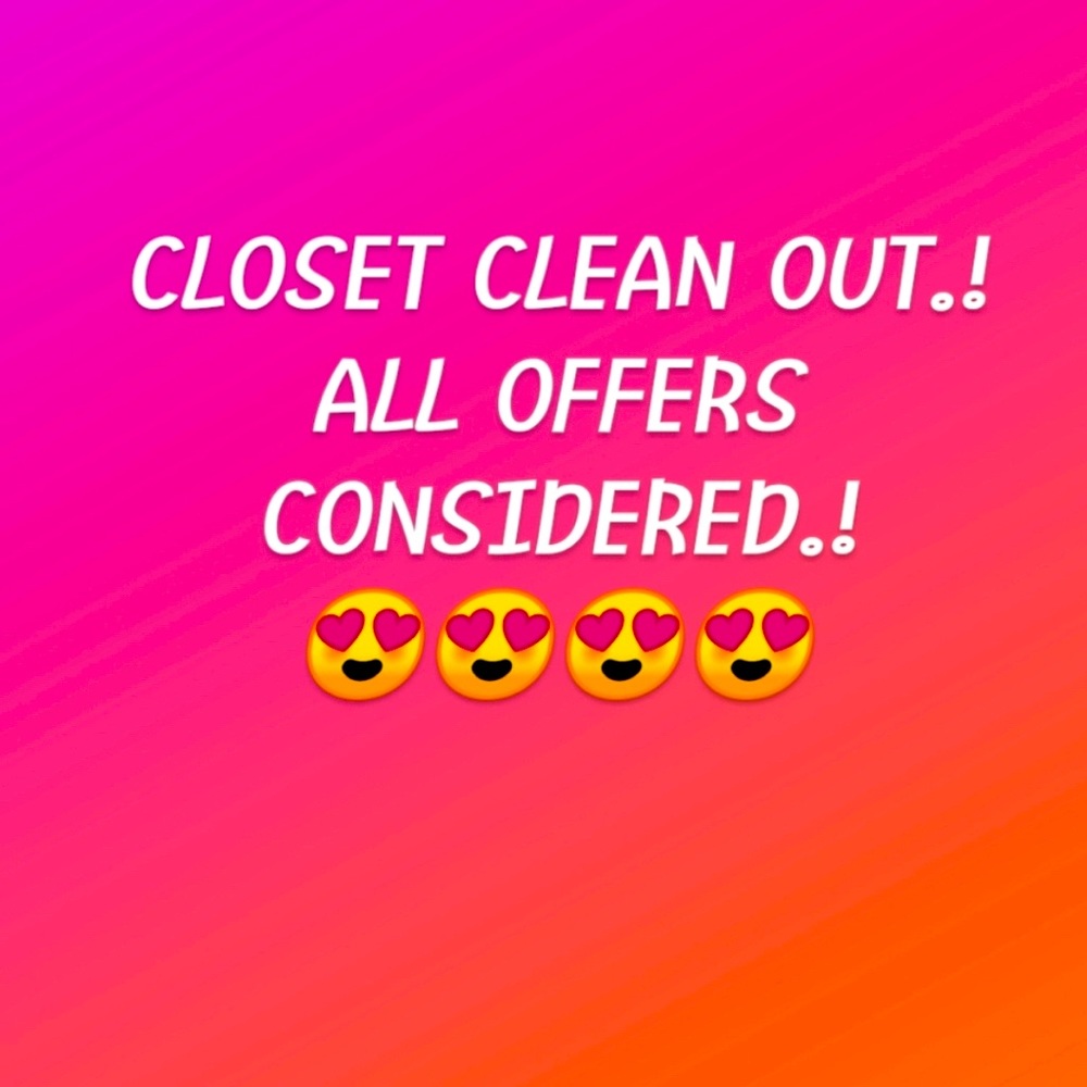 CLOSET CLEANOUT